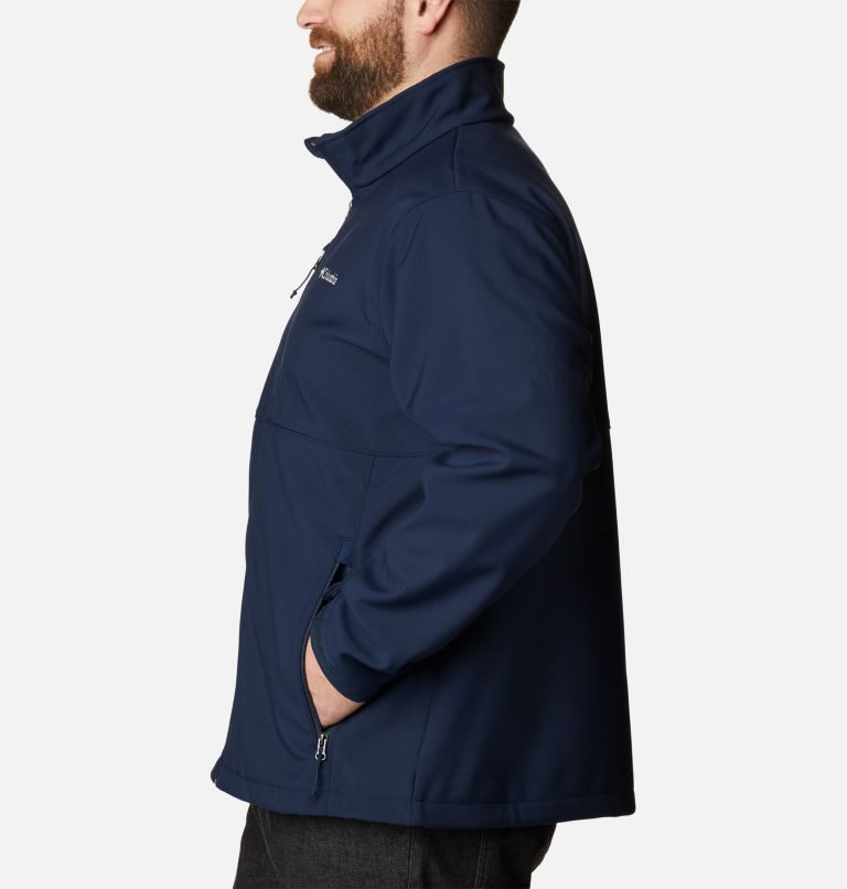 Men's Columbia Ascender Shell Jackets Navy | Plus Size CA-D4C81